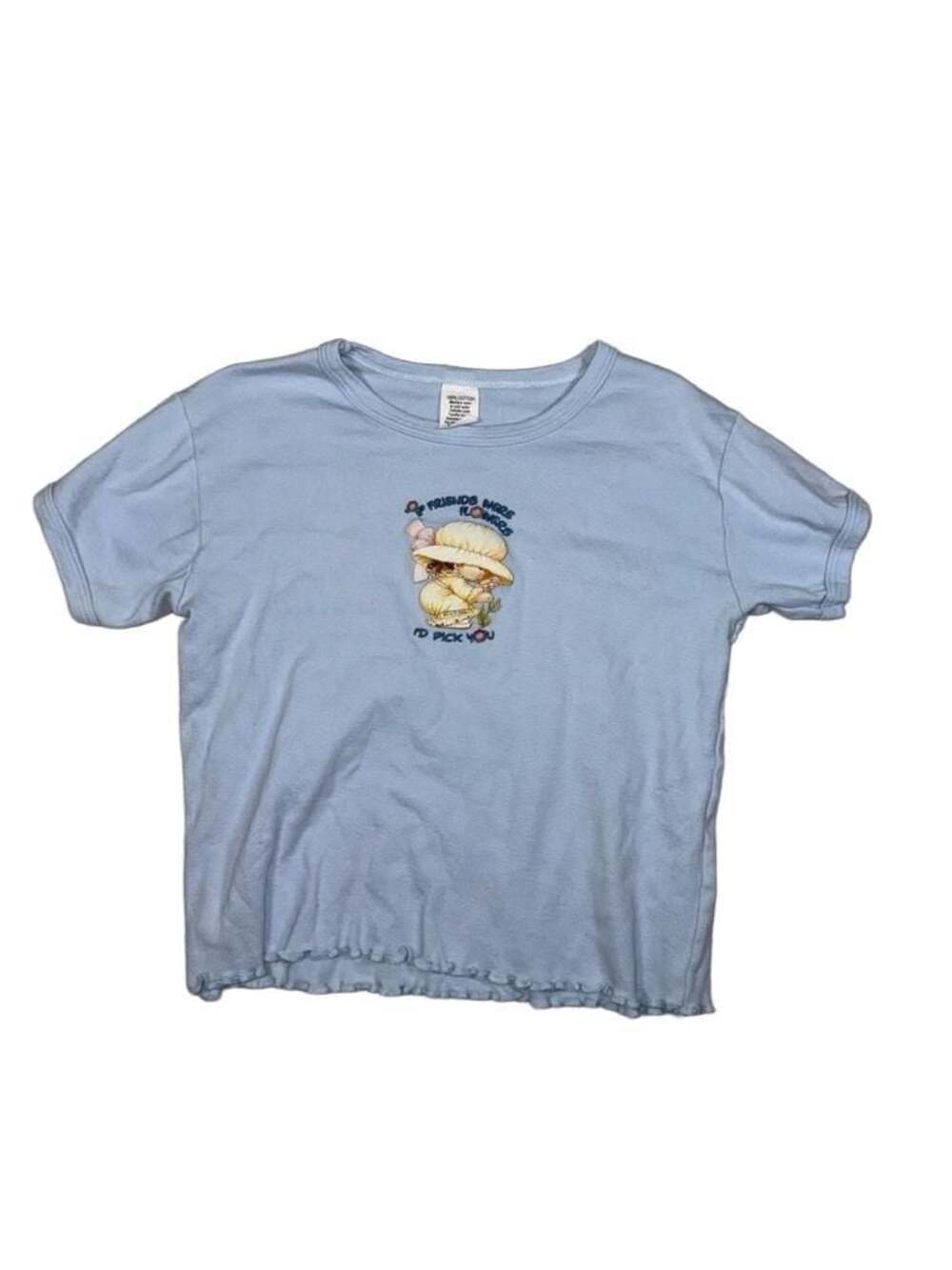Vintage 1999 Air Waves If Friends Were Flowers I'd Pick You Graphic Baby Tee Lig